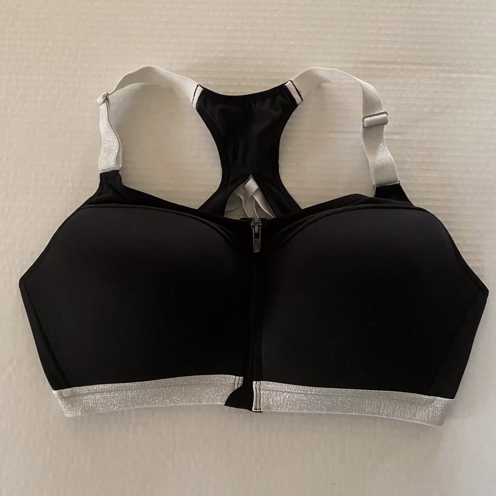Victoria Sport Black/White  Glitter Lined